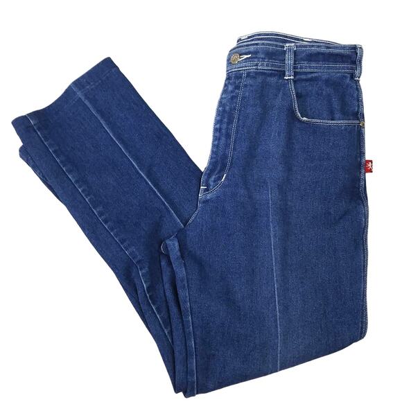 Vintage Braxton 80s High Waist Jeans Blue Triple Stitch size 8 / 10 Retro - Picture 4 of 13